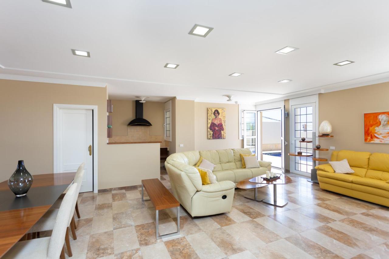 Tabaiba Luxus Chalet With Heatable Pool El Rosario (Tenerife) Exterior foto